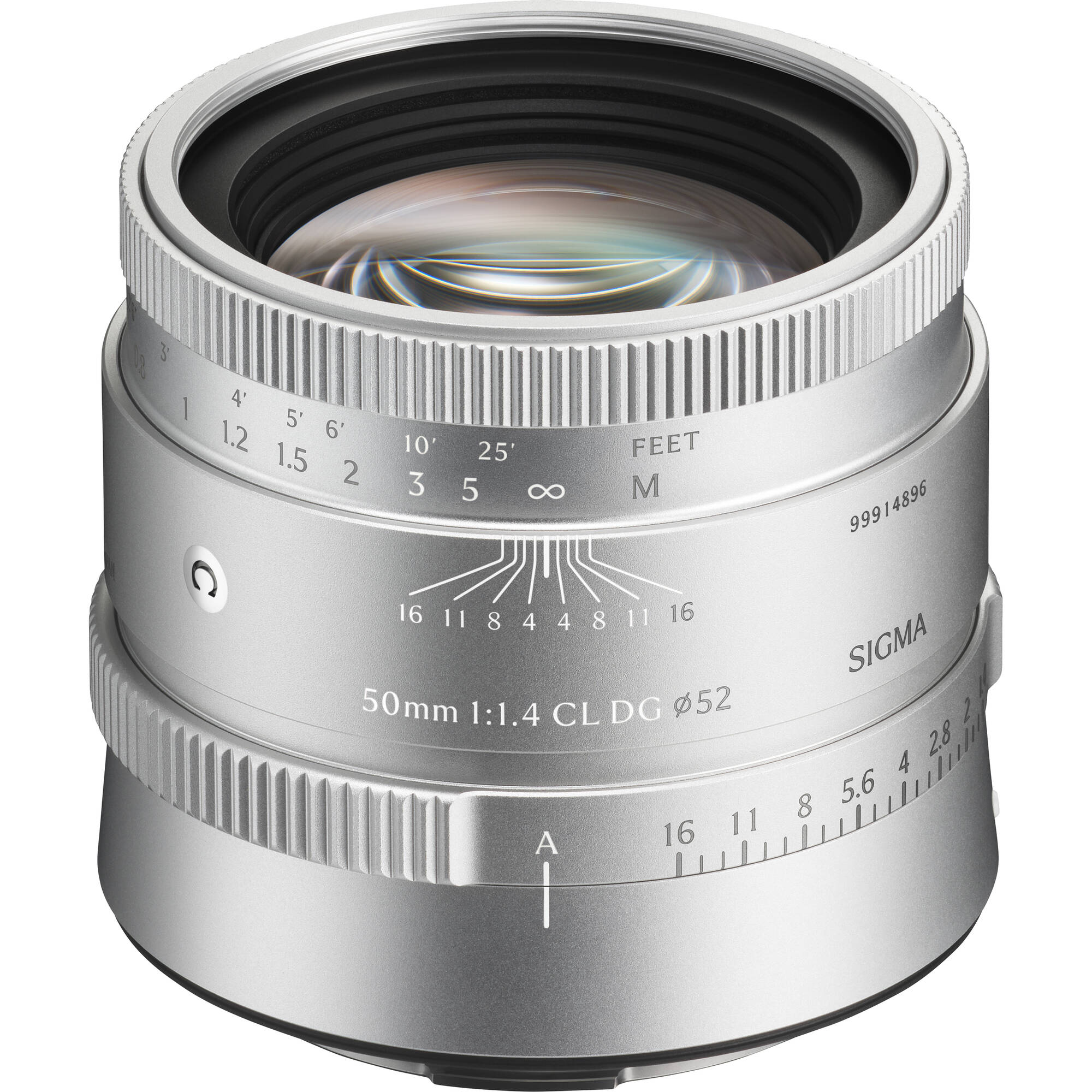 Sigma 50mm F1.4 CL DG Contemporary lens in silver