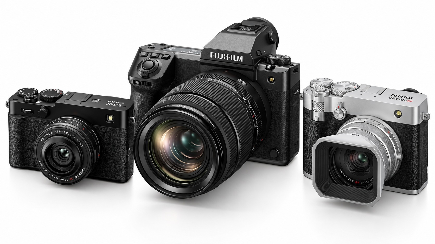 Fujifilm mirrorless cameras with tactile controls and retro-inspired designs, reflecting the appeal of film simulations