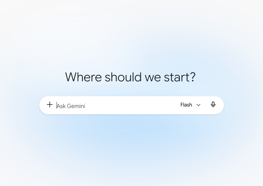 Google Gemini interface showing Adobe integration for conversational photo editing